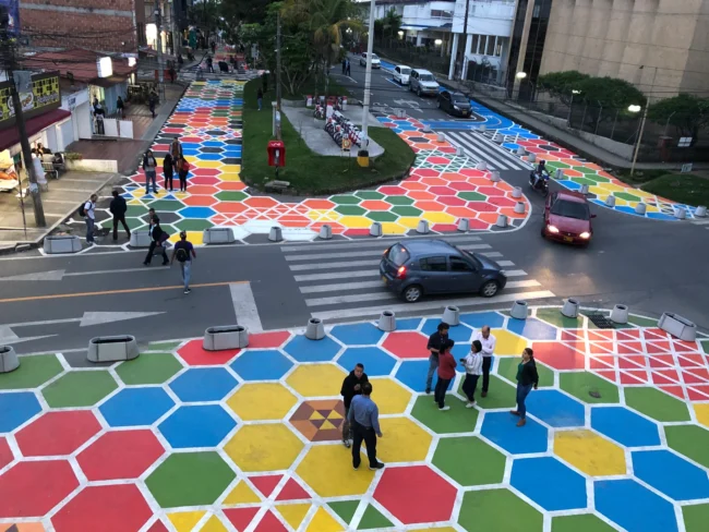 Intervenciones de urbanismo táctico en Montería y Rionegro
